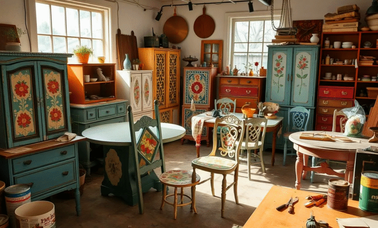 upcycle old furniture