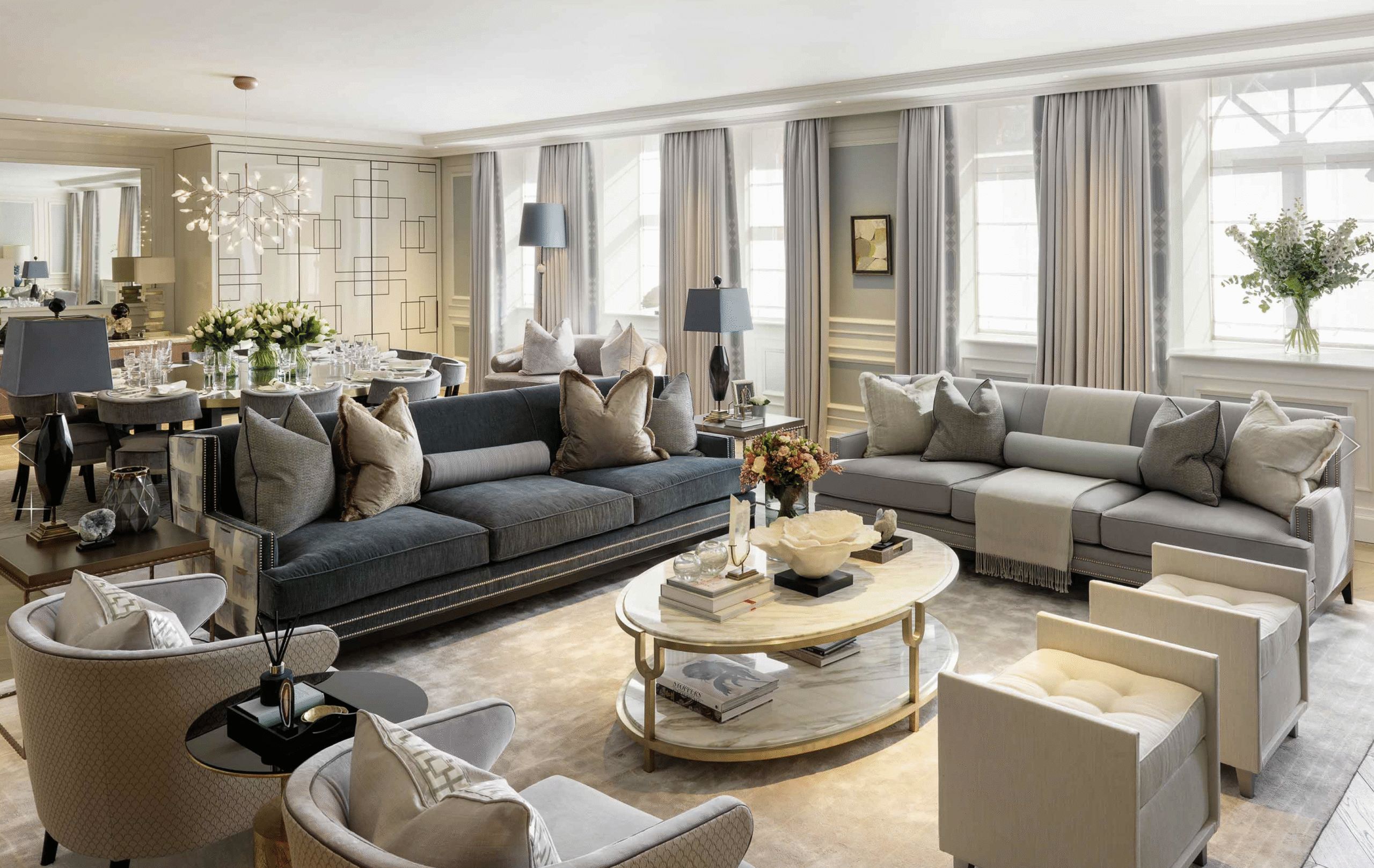 Contemporary Furniture Selection and Arrangement