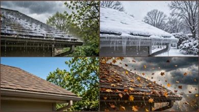How Weather Affects Your Roof and Gutters Year-Round