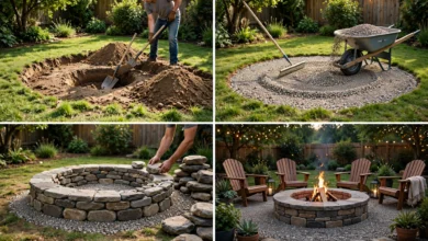 How to Build an Outdoor Fire Pit Area