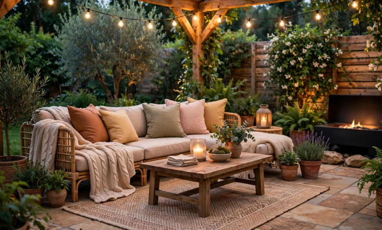 How to Create a Cozy Outdoor Living Room
