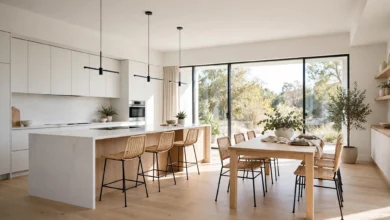 How to Design an Open-Concept Kitchen and Dining Area