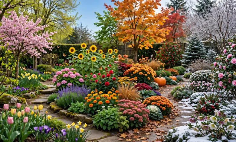 How to Plan a Garden That Blooms All Year