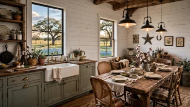 Kitchen & Dining Ideas for Farmhouse-Style Homes in Texas