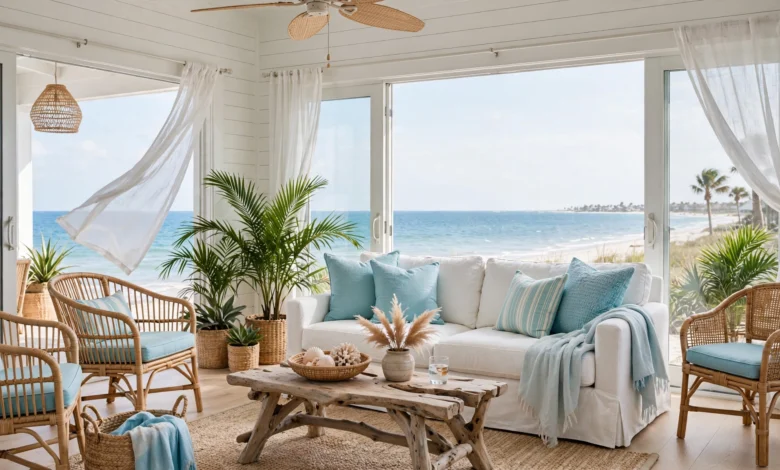 . Living Room Ideas for Coastal Homes in Florida