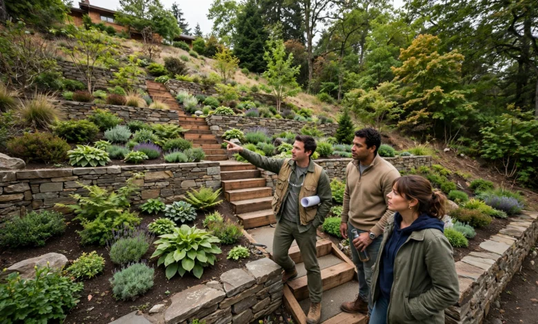 How to Choose a Landscape Designer for a Sloped Yard